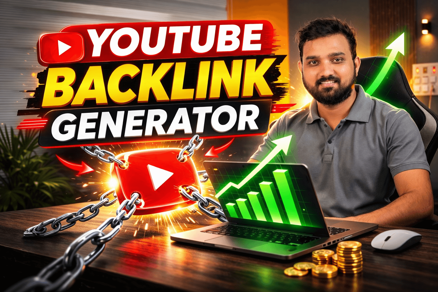 YouTube Backlink Generator